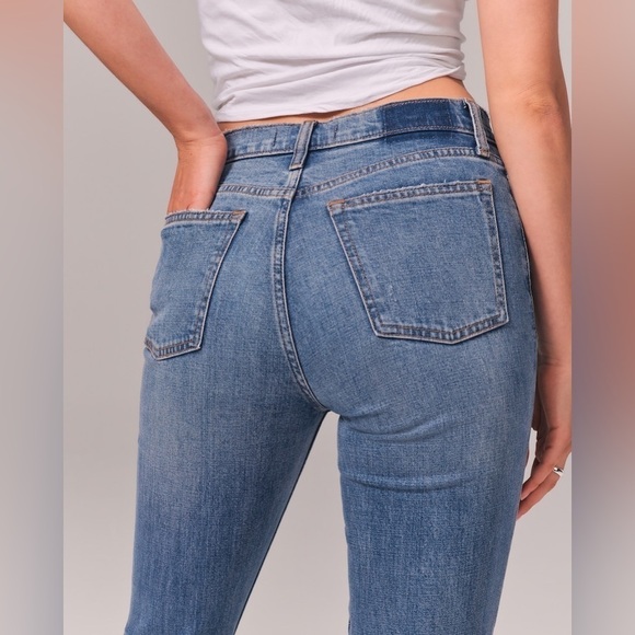 Abercrombie & Fitch High Rise Skinny Jeans size 29/8R - Picture 3 of 15